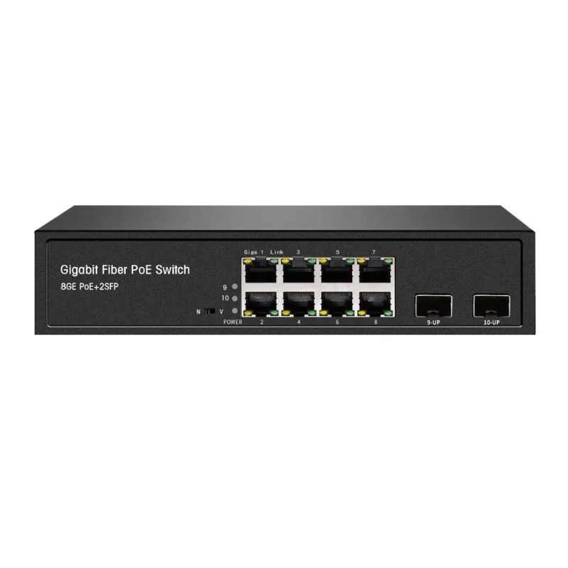 Managed Gigabit Poe Switch 8 Port 802.3At - OEM ODM 8-portowy pełny gigabitowy przełącznik