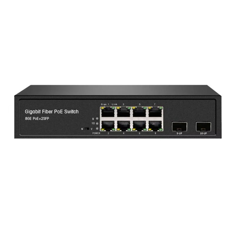 Managed Gigabit Poe Switch 8 Port 802.3At - OEM ODM, przełącznik Ethernet PoE+ z