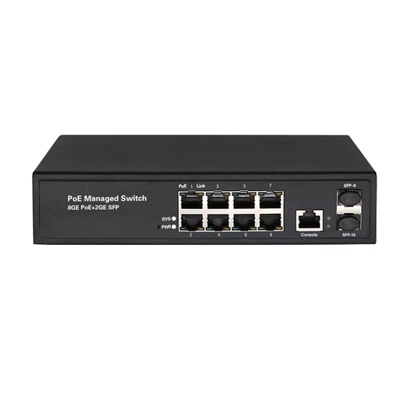 Managed Gigabit Poe Switch 8 Port 802.3At - Fabryczny, zarządzany przełącznik sieciowy Gigabit L2