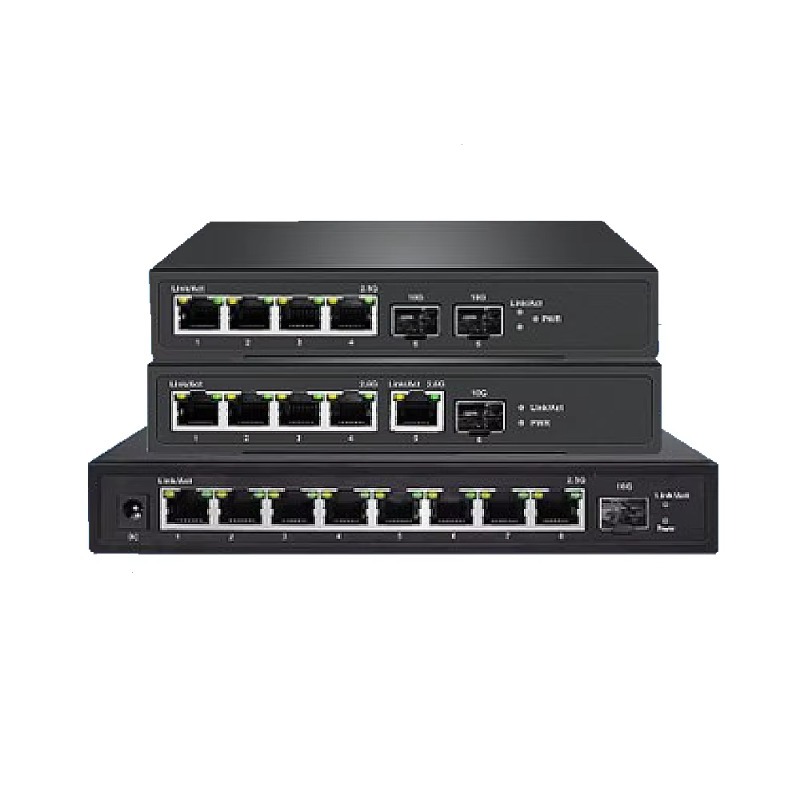 Managed Gigabit Poe Switch 8 Port 802.3At - 5-portowy, 8-portowy, 2.5G, zarządzany przez web,