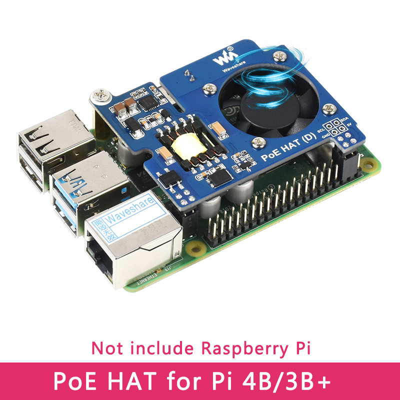 Deskpi Super6C - Raspberry Pi POE HAT 802.3af Moduł