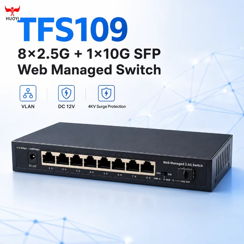 8-portowy przełącznik sieciowy – Sfp+ 10G Managed Switch 8 Port recenzja i cena