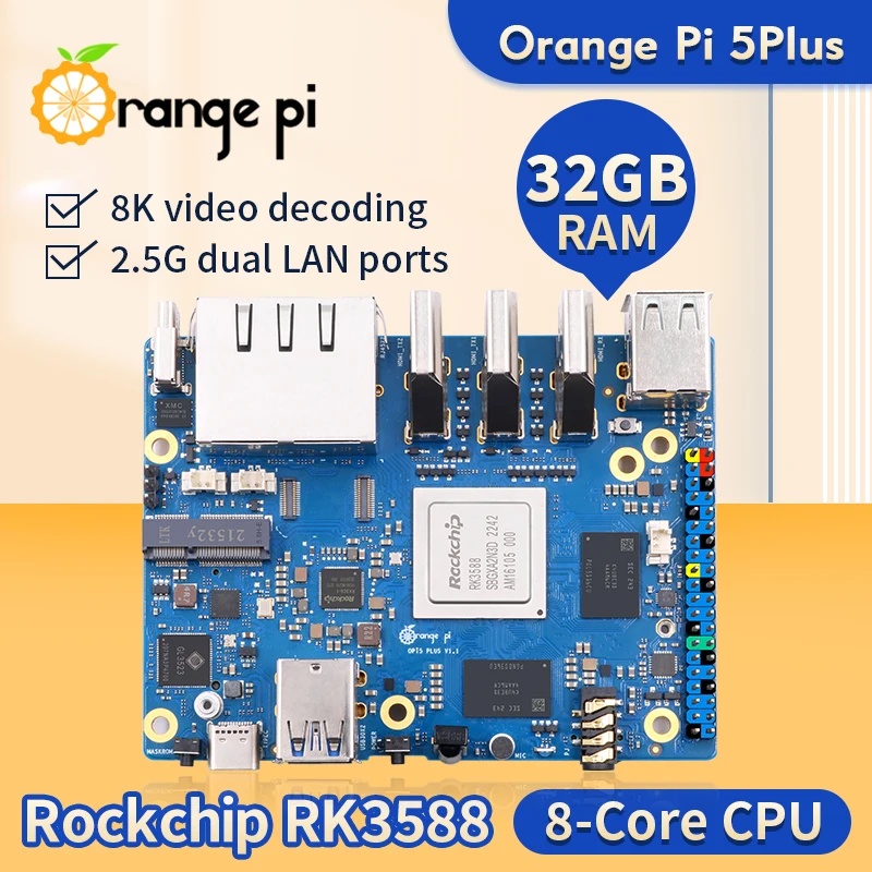 Orange Pi 5 Plus 4 8 16 32GB R – Orange Pi 5 Plus 32Gb recenzja i cena